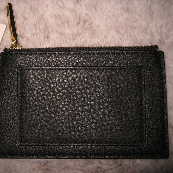 Talbots Black Leather Id Coin purse - Picture 1 of 1